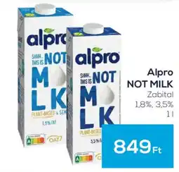 GRoby Alpro NOT MILK ajánlat