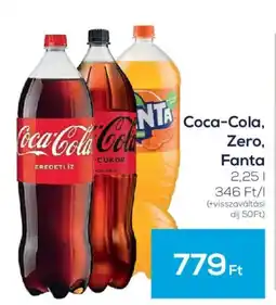 GRoby Coca-Cola, Zero, Fanta ajánlat
