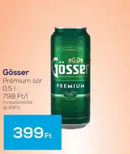 GRoby Gösser Prémium sör ajánlat