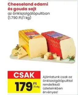 Spar Market Cheeseland edami és gouda sajt ajánlat