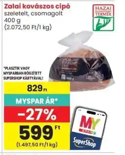 Spar Market Zalai kovászos cipó ajánlat