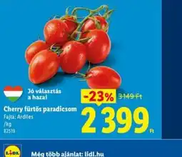 Lidl Cherry fürtös paradicsom ajánlat