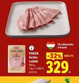 Lidl PIKOK Sertés-csülök ajánlat