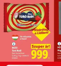 Lidl MIZO Túr Rudi ajánlat