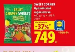 Lidl SWEET CORNER rágcukorka ajánlat