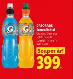 Lidl GATORADE Izotniás ital ajánlat