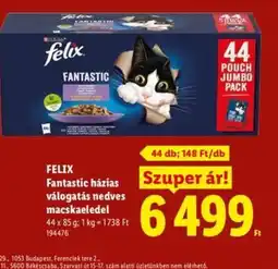Lidl FELIX Fantastic macskaeledel ajánlat