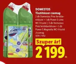 Lidl DOMESTOS Tisztítszer csomag ajánlat