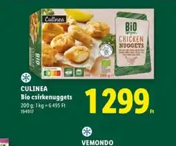 Lidl CULINEA Bio csirkenuggets ajánlat