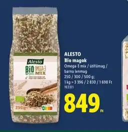 Lidl ALESTO Bio magok ajánlat