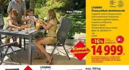 Lidl LIVARNO ÖSSZECSUKHAT ALUMÍNIUMSZÉK ajánlat