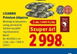 Lidl LIVARNO Prémium ülőpárna ajánlat