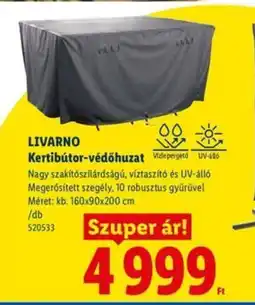 Lidl LIVARNO Kertibútor-védőhuzat ajánlat