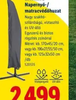 Lidl LIVARNO Napernyő-/matracvédőhuzat ajánlat