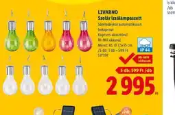 Lidl LIVARNO Szolár izzlámpaszett ajánlat