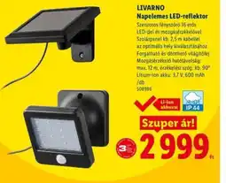 Lidl LIVARNO Napelemes LED-reflektor ajánlat