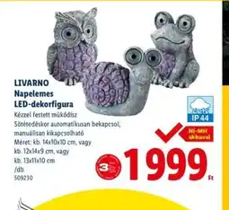 Lidl LIVARNO Napelemes LED-dekorfigura ajánlat