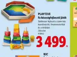Lidl PLAYTIVE Fa készségfejlesztő játék ajánlat