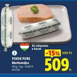 Lidl PIKOK PURE Marhamájas ajánlat