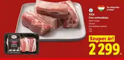 Lidl PICK Friss sertésoldalas ajánlat