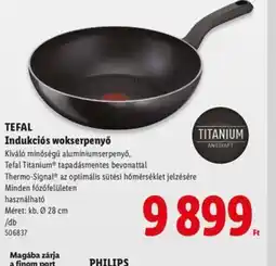 Lidl TEFAL Indukcis wokserpenyő ajánlat