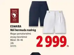 Lidl ESMARA Női Bermuda nadrág ajánlat