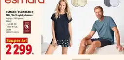 Lidl ESMARA Női/férfi nyári pizsama ajánlat