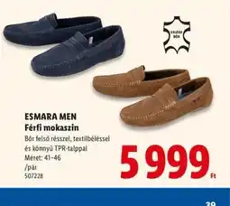 Lidl ESMARA MEN Férfi mokaszin ajánlat
