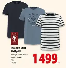 Lidl ESMARA Férfi pl ajánlat