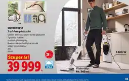 Lidl SILVERCREST 3 az 1-ben gőztisztít ajánlat