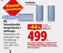 Lidl W5 Szösztávolít henger ajánlat