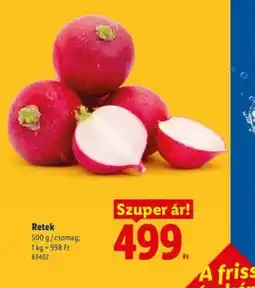 Lidl Retek ajánlat
