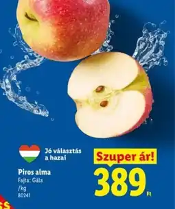 Lidl Piros alma ajánlat