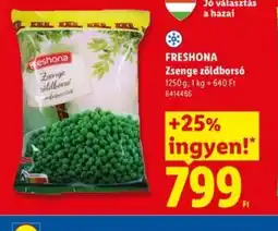 Lidl FRESHONA Zsenge zöldbors ajánlat