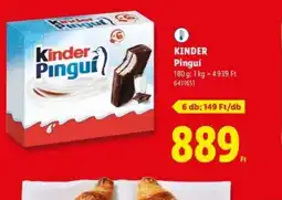 Lidl Kinder Pingui ajánlat