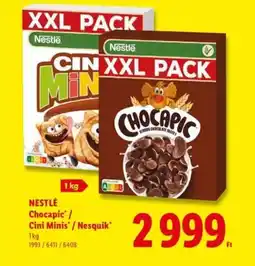Lidl NESTLÉ Chocapic/Cini Minis/Nesquik ajánlat