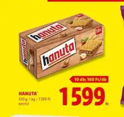 Lidl HANUTA ostyaszelet ajánlat