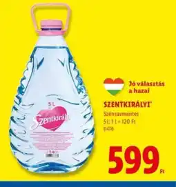 Lidl SZENTKIRÁLYI víz ajánlat