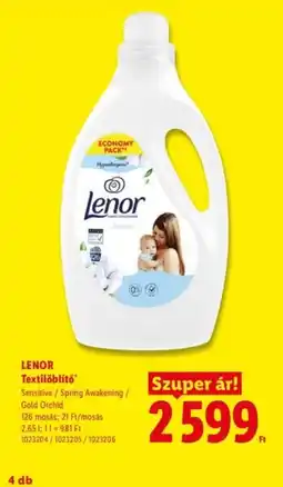 Lidl LENOR Textilöblítő ajánlat