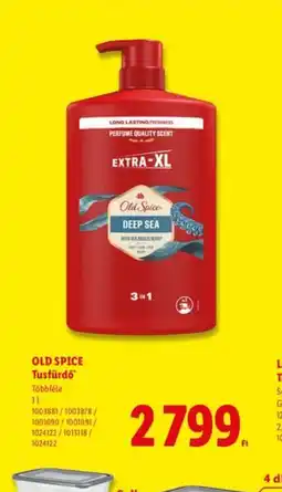 Lidl OLD SPICE Tusfürdő ajánlat
