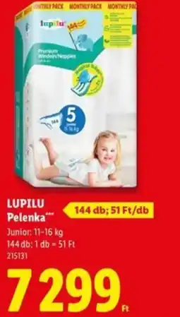 Lidl LUPILU Pelenka ajánlat