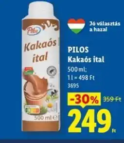 Lidl PILOS Kakaós ital ajánlat