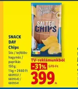 Lidl SNACK DAY Chips ajánlat