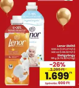 Interspar LENOR Öblítő ajánlat