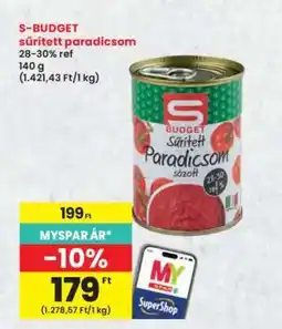 Interspar S-BUDGET sűrített paradicsom ajánlat