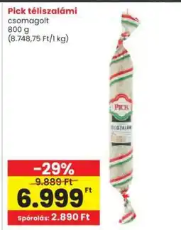 Interspar PICK Téliszalámi ajánlat