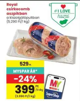 Interspar Royal csirkecomb aszpikban ajánlat