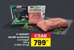 Interspar S-BUDGET darált sertéshús ajánlat