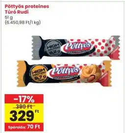Interspar Pöttyös proteines Túró Rudi ajánlat