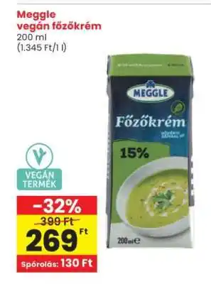 Interspar Meggle vegán főzőkrém ajánlat